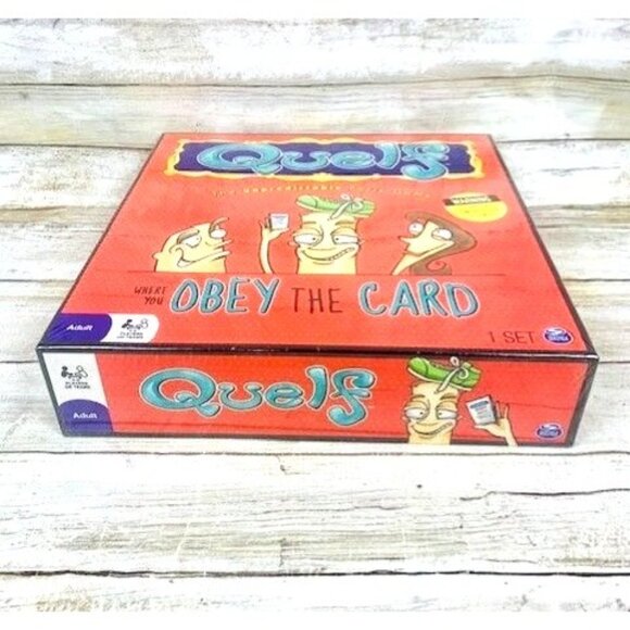 Quelf The Unpredictable Party Game - Obey the Card Adult Board Game NEW - Picture 5 of 7